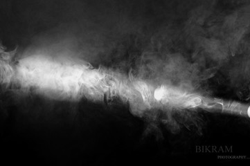 Light Playing into the Smoke 