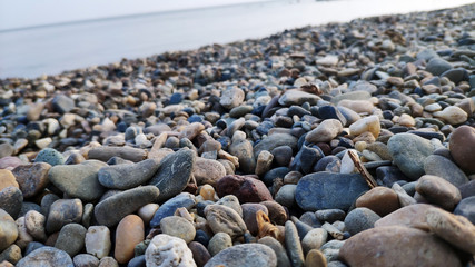 stones on the beach