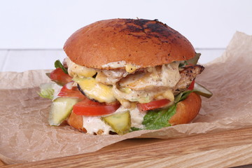 chicken burger