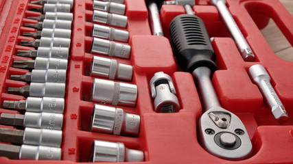 set of interchangeable screwdrivers