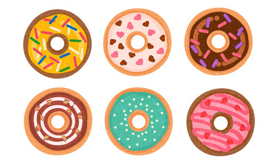 Fototapeta premium カラフルドーナツ