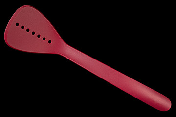 Plastic brown skimmer on white