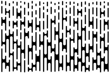 Lines Gradient Pattern. Vertical halftone line texture. Abstract template using half tone background. Vector bw illustration.