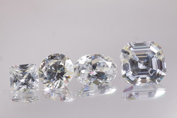 Close up shot of beautiful color zircon diamond beads for jewelry