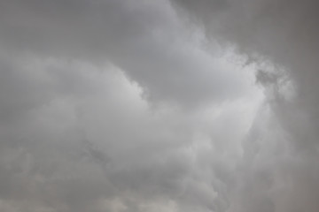 Fototapeta premium white and grey cloud background and texture. cloudy day. it's going to rain. Concept : mood and tone depression or sad.
