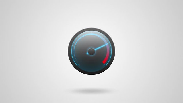 Wifi speed meter ''long version''. Speed meter is destroyed by high speed of wireless network. Digital internet symbol.