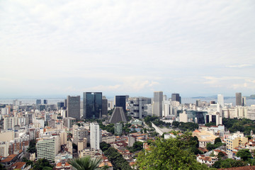 Fototapeta na wymiar Panoramic view of Rio de Janeiro, Centro, Brazil