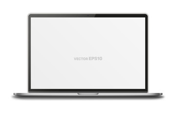 Notebook isolated on white background.