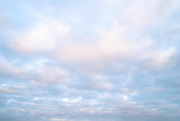 Blue sky with white clouds...