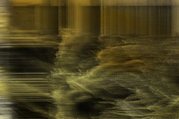 abstract background with digital broken damaged noise and very dark green, dark khaki and pastel brown colors