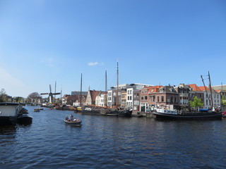 Canal with house boats
