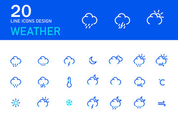 Weather widgets template