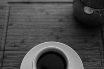 Coffee Cup Break on Table 