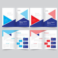 business bifold brochure template