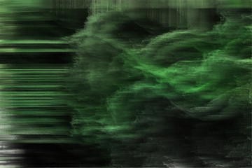 abstract background with digital screen broken damaged noise and very dark green, dark olive green and gray gray colors