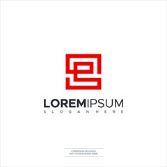 Creative Letter E logo for company Design