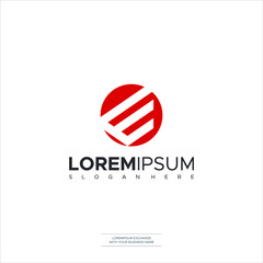 Letter E logo icon design template elements. Vector Template Design