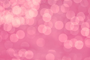 Perfect glowing pink background wallpaper with abstract defocused bokeh glitter