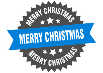 merry christmas sign. merry christmas circular band label. round merry christmas sticker
