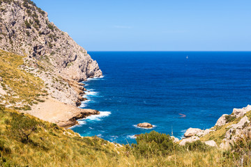 Cala Figuera, beautiful sea bay on Majorca island, Baleares, Spain