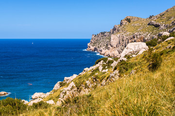 Cala Figuera, beautiful sea bay on Majorca island, Baleares, Spain