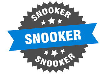 snooker sign. snooker circular band label. round snooker sticker