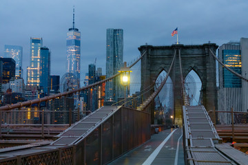 Brooklyn Bridge at early morning