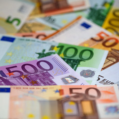 Banknoten in der W&auml;hrung Euro