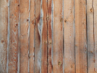 wooden surface from vertical boards with a unique pattern texture