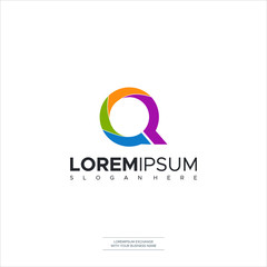 Obraz premium Letter Q logo Icon Vector Template