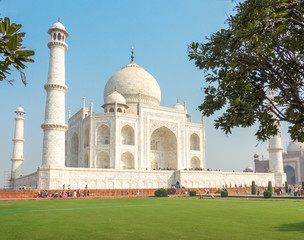 Fototapeta na wymiar Taj Mahal Uttar Pradesh India