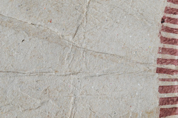 Creative background with scattered overlay of crumpled papers.