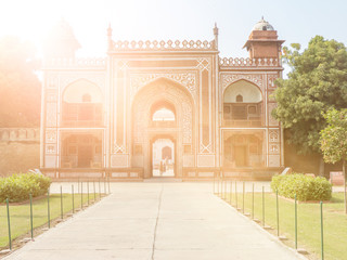 Gate at Tomb of I'timād-ud-Daulah Agra Uttar Pradesh India