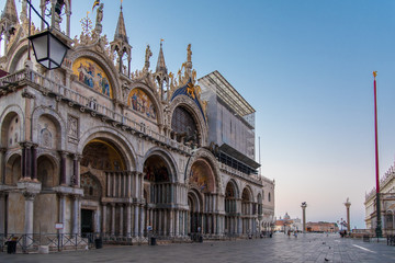 Naklejka premium view of Basilica of San Marco, Venice, Italy