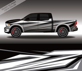 Car wrap decal design vector, custom livery race rally car vehicle sticker and tinting.