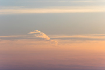 朝焼け空の片隅DSC1221