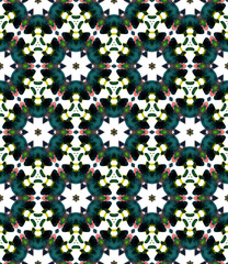 Tribal Art. Endless Repeat Painting. 