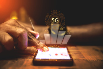 Chart of 5G network development technology