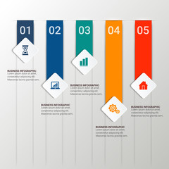 Vector Infographic, template design. Business concept, Infograph with number options, step or processes. Infographic element for layout process diagram,parts,chart,graphic,info graph