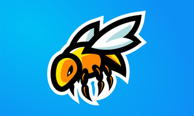 Bee Esports Mascot Logo Design-01