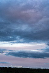 Obraz na płótnie Canvas Sunrise and cloud in sky for background