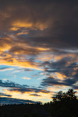 Fototapeta premium Sunrise and cloud in sky for background