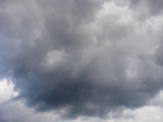 Fototapeta premium Gray rain clouds. Weather concept