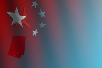 chinese virus, plane, passport