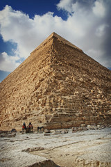 Giza Pyramids,pyramid of Khafre,Cairo,Egypt 