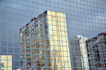 Modern residential area in Kiev. Exterior.