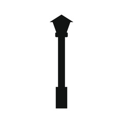 vector icon, street lamp shape