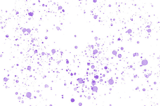 Abstract purple watercolor on white background