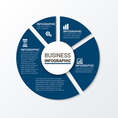 Vector infographic design, structure chart, presentation template. Editable stroke and global swatches.