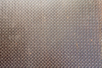 texture of Anti-slip steel sheet for background